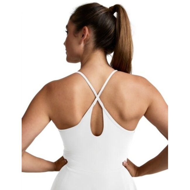 BEYOND YOGA youre a force dress white wht