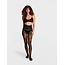 COMMANDO Floral Net Tights