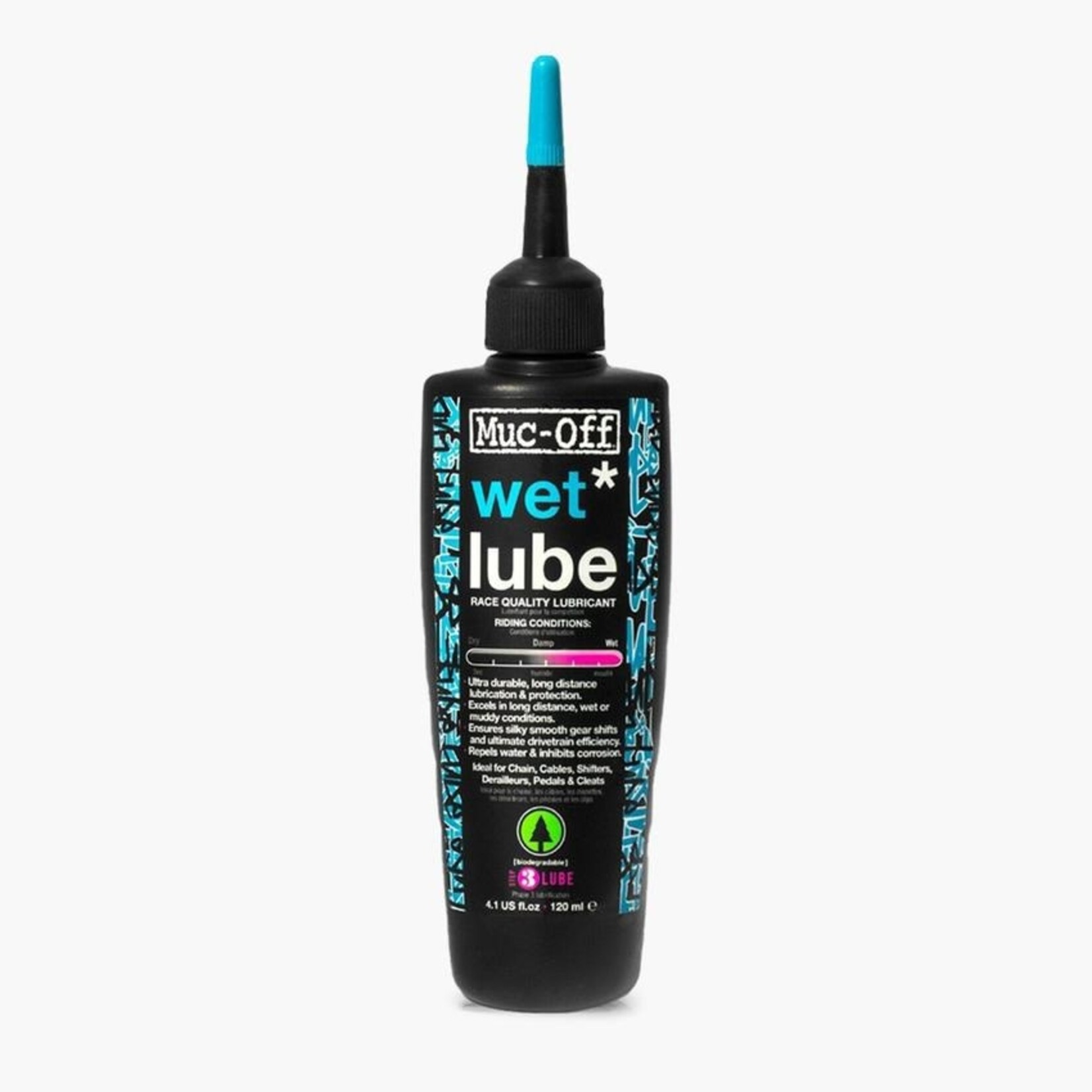 Muc-Off Muc-Off, Wet, Lubricant, 120ml, 967CA (FR/ENG)