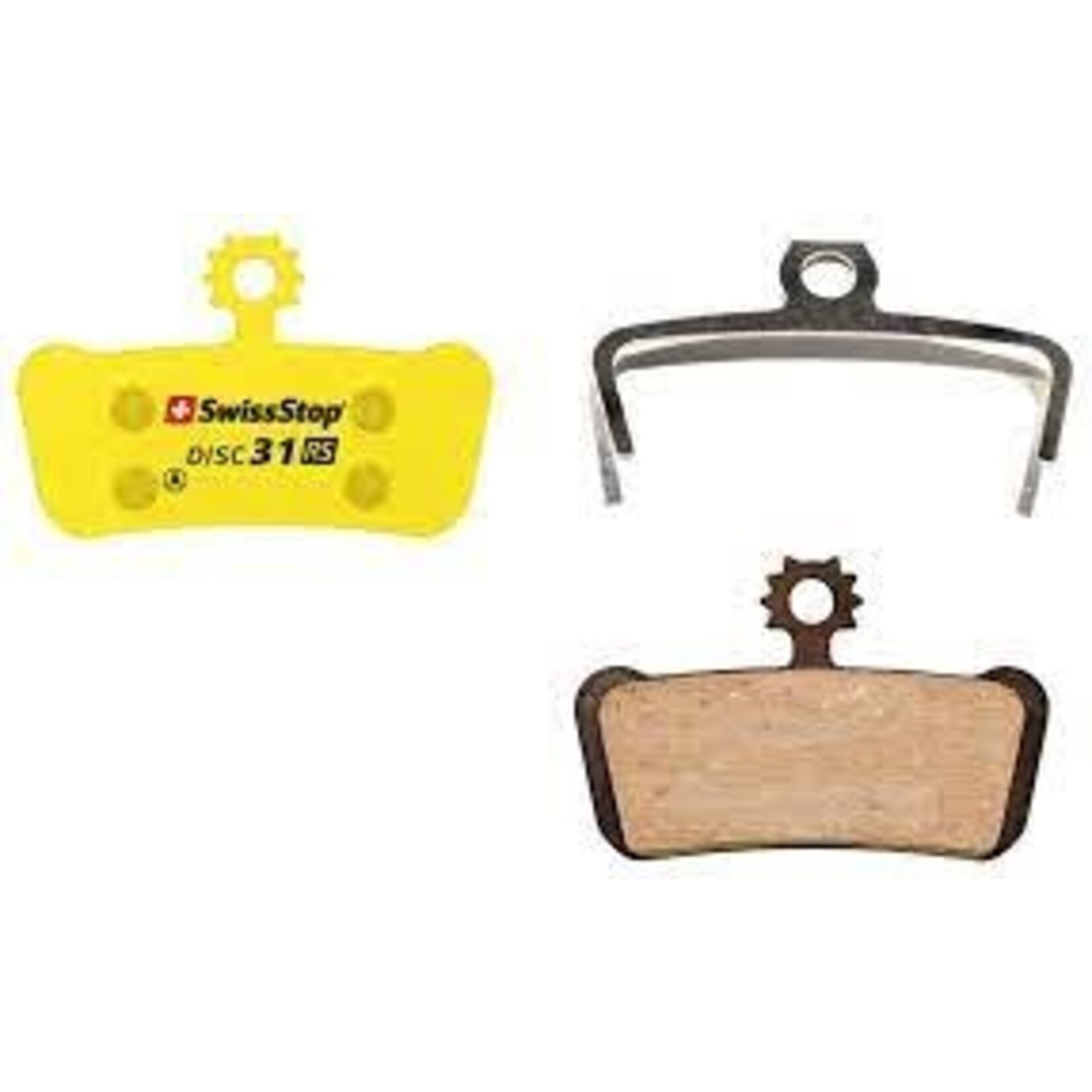 SwissStop SwissStop, Disc 31 RS, Disc Brake Pads, Shape: SRAM Guide/Avid Trail, Organic, Pair