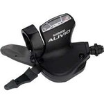 Shimano SHIFT LEVER SET, SL-M410, ALIVIO R&L 3X8-SPD W/ OGD, W/CBL(2050X 1800MM SUS INNER/600X600X300MM:SP40 BLACK OUTER),