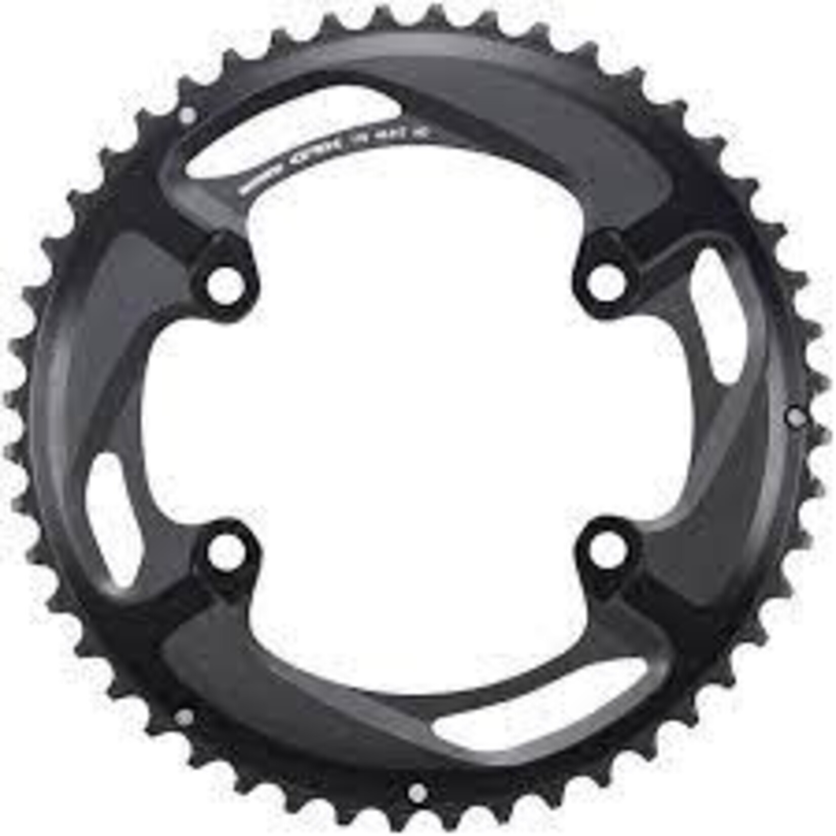 Shimano Shimano, GRX FC-RX810 2x11, Chainring, Teeth: 48, Speed: 11, BCD: 110, Bolts: 4, Outer, Aluminum, Black