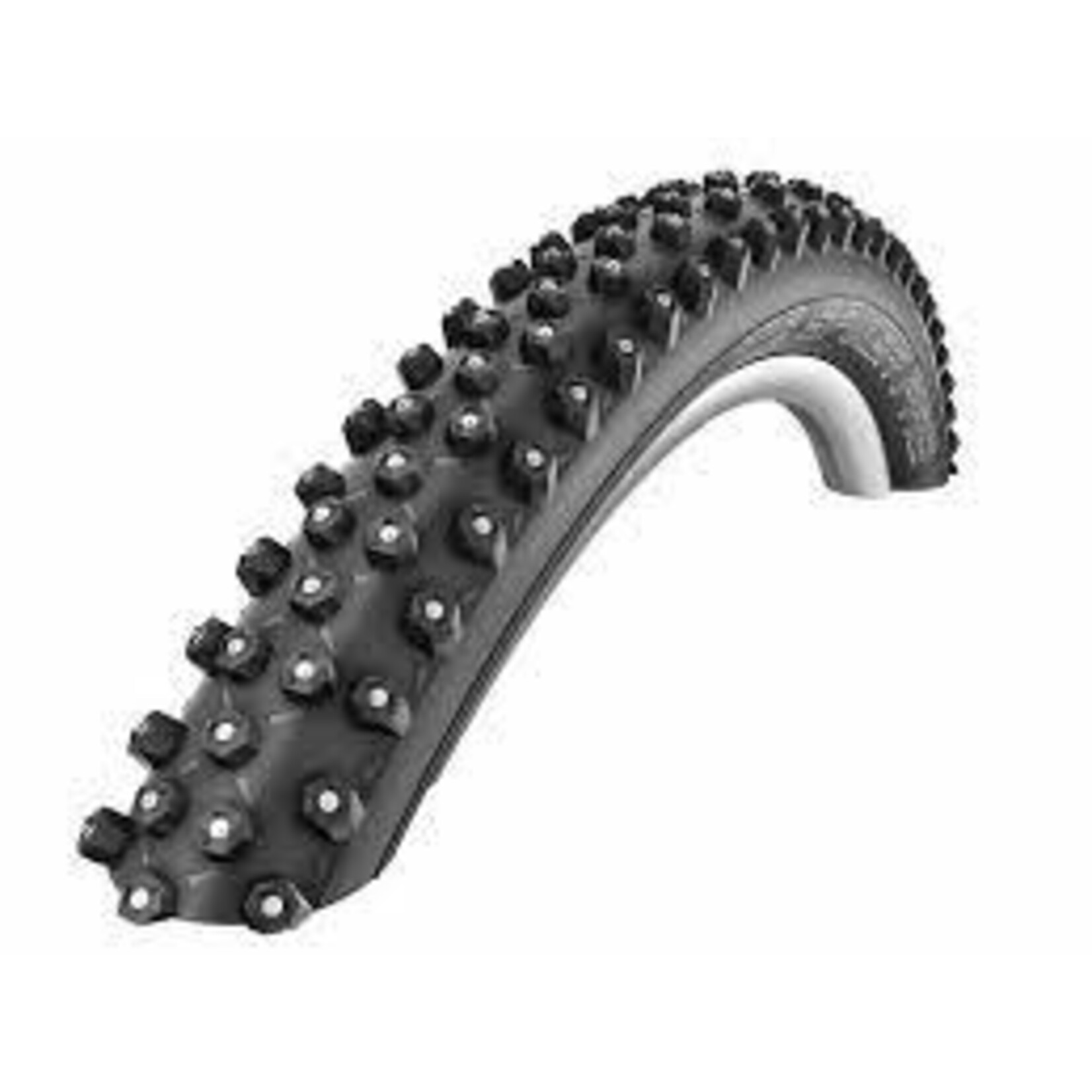 Schwalbe Schwalbe, Ice Spiker Pr, 29x2.25, Flding, Winter, Clincher, Studded, LiteSkin, 67TPI, 26-54PSI, Black