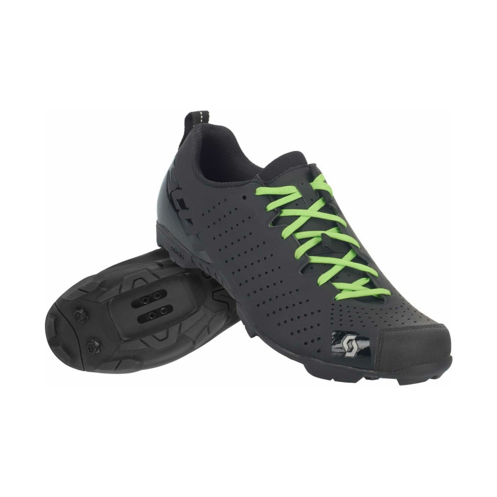 SCOTT SCOTT Shoe Mtb Comp Lace Green Black 40