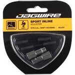 JAGWIRE Jagwire, Inline Barrel adjusters, Titanium, For 4mm shift housing, Pack of 2