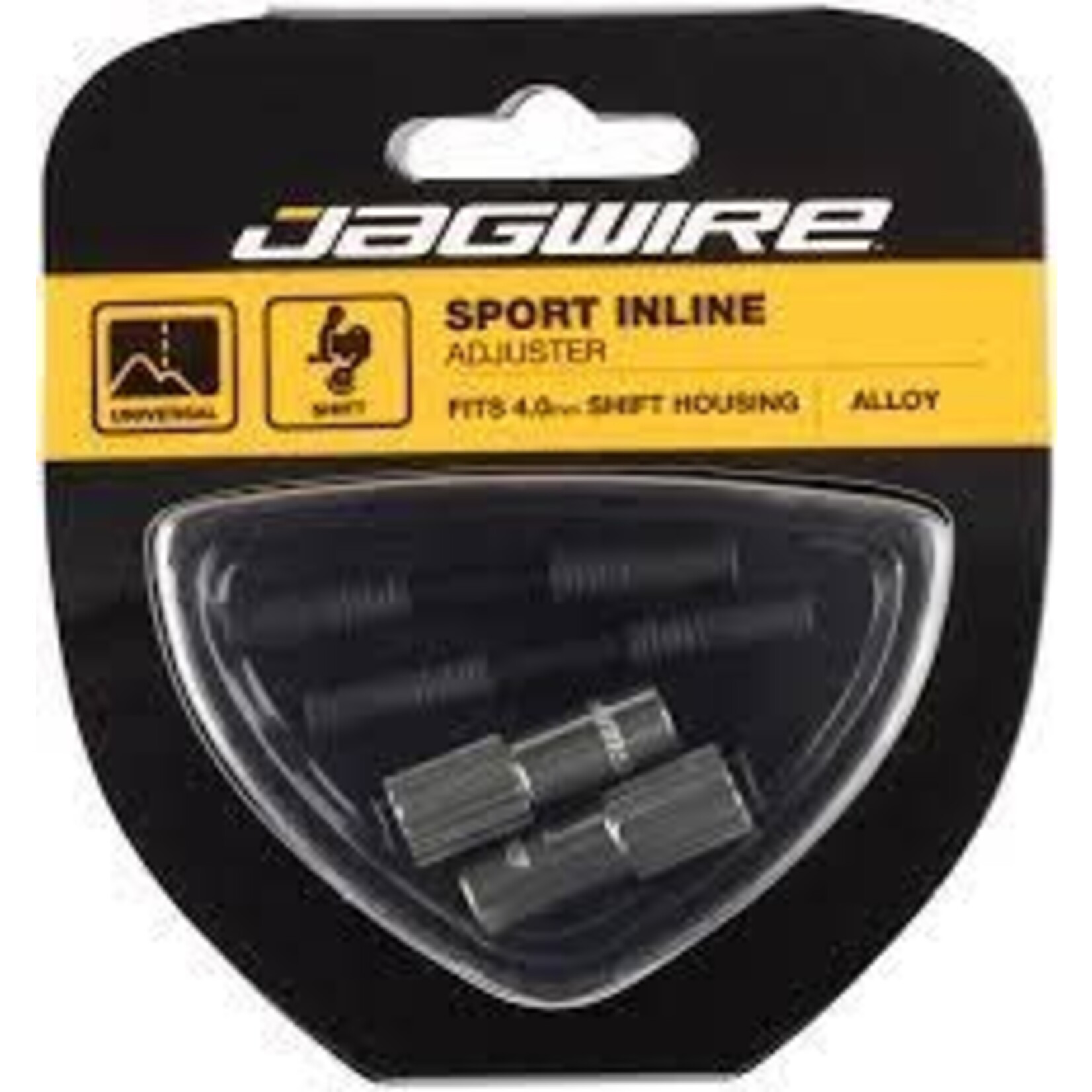 JAGWIRE Jagwire, Barrel adjusters, Titanium, For 4mm shift housing, Pack of 2