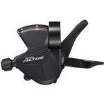 Shimano SHIFT LEVER, SL-M2010-9R, ALTUS, RIGHT, 9-SPEED RAPIDFIRE PLUS, W/OPTICAL GEAR DISPLAY