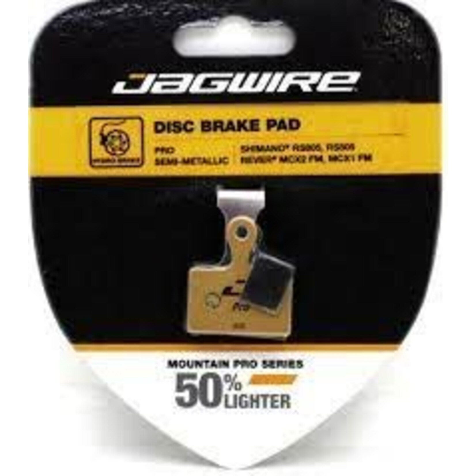 JAGWIRE Jagwire, Pro Semi-Metallic, Disc Brake Pads, Shape: Shimano K-Type/L-Type, Semi-Metallic, 2pcs