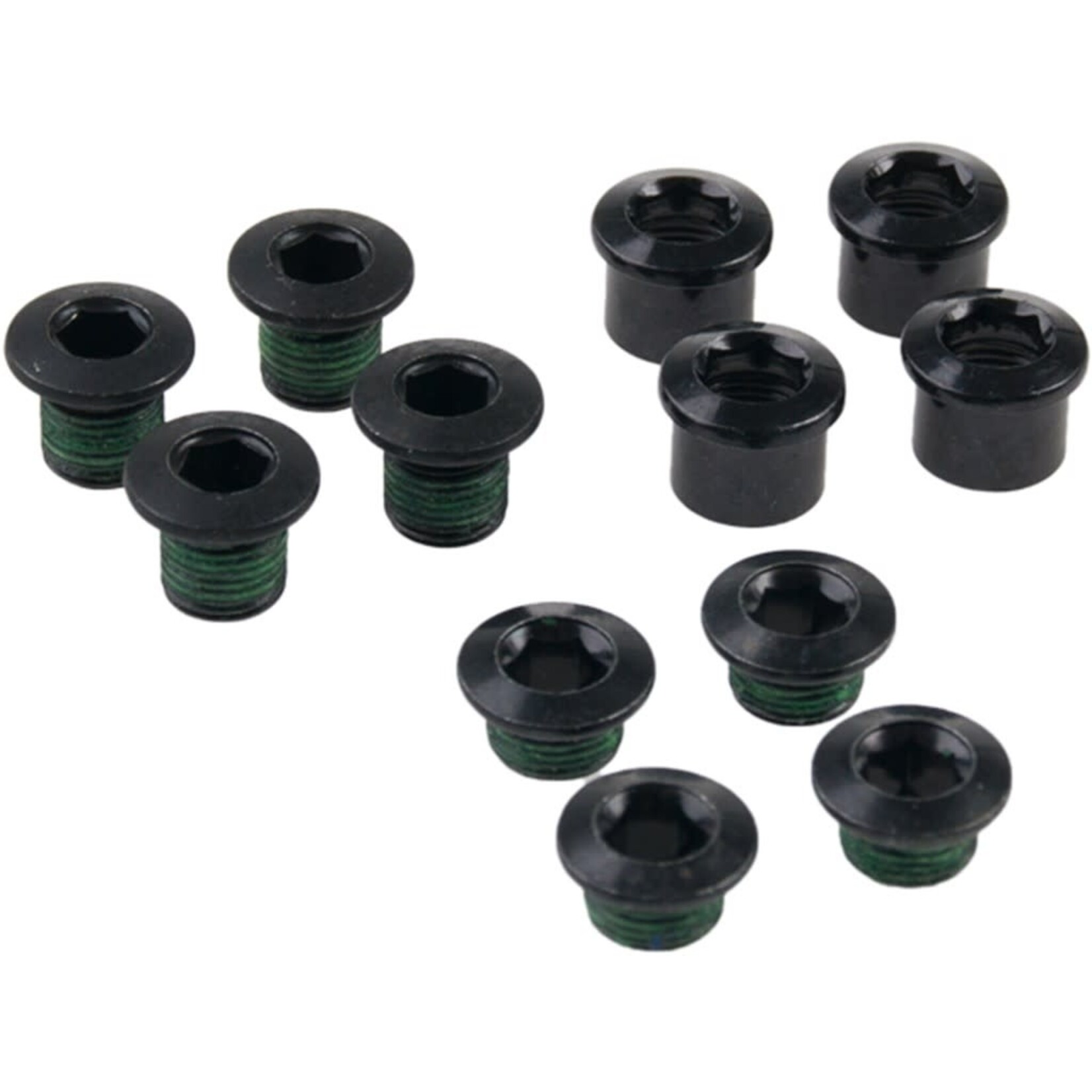 Truvativ Truvativ, 11.6915.016.000, Chain ring bolt kit 4-arm, Triple, Steel/Steel Black