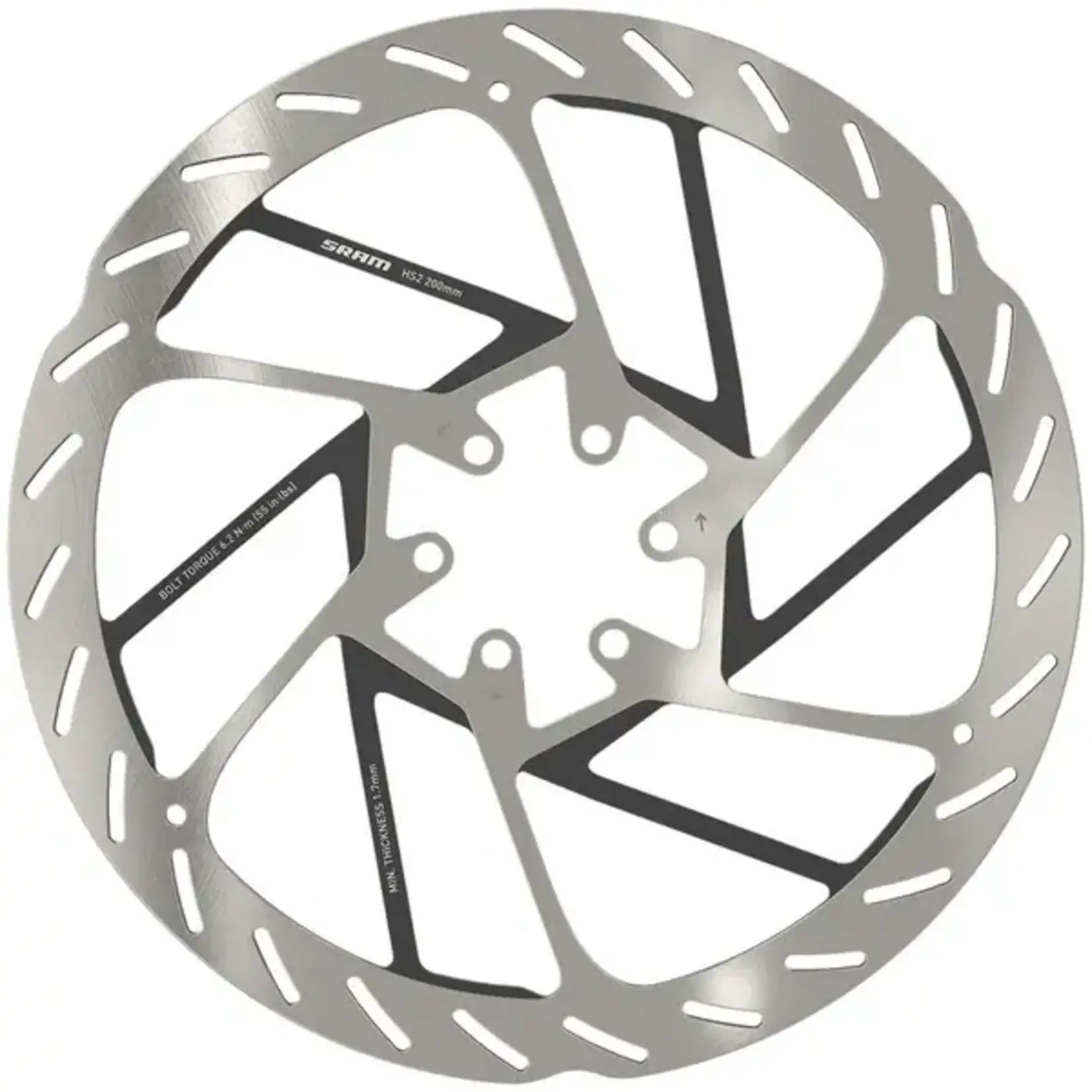 SRAM SRAM - Rotor (200mm) - 6-bolt, HS2, ISO 68