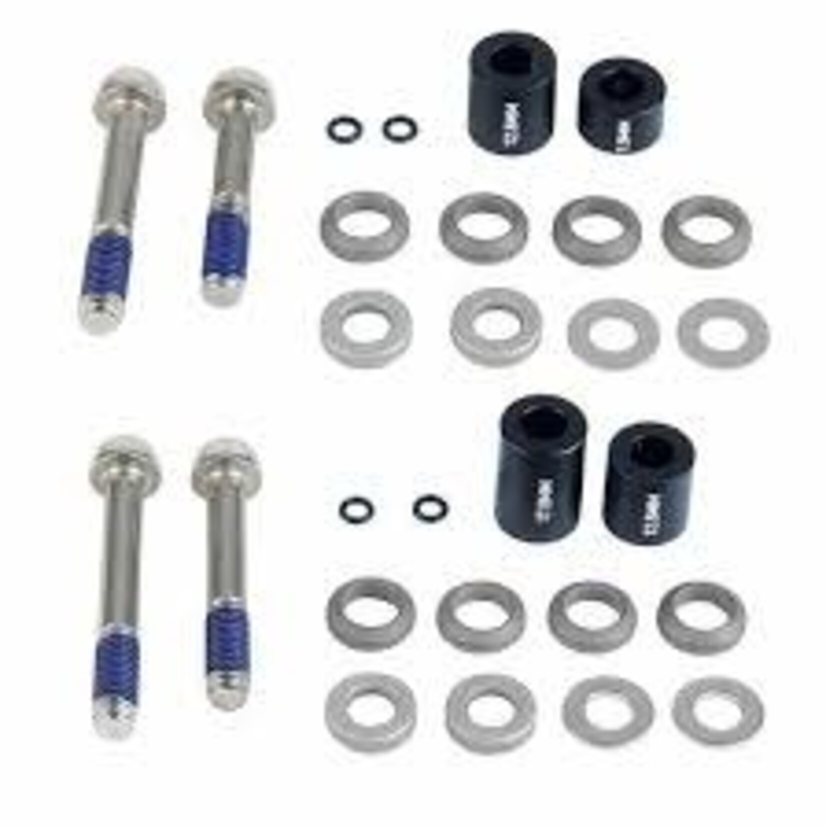 Avid Avid, Post Spacer Set, 20 S (Front 180/Rear 160), Includes Stainless Caliper Mounting Bolts (CPS & Standard)