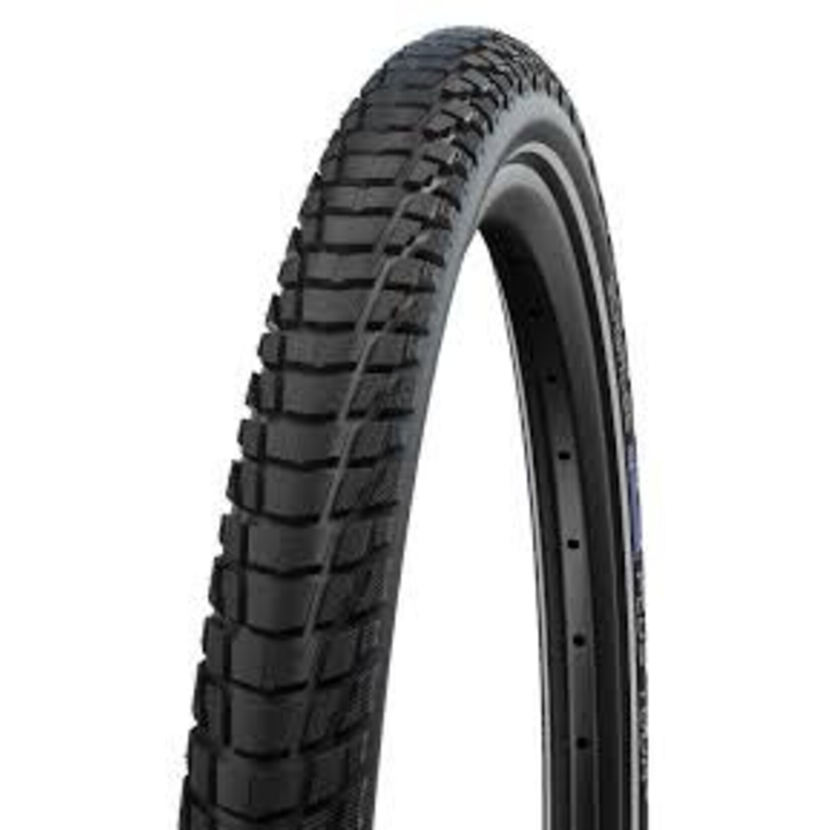 Schwalbe Schwalbe Marathon Plus Tour Tire, 27.5 x 2.15 (55-584), Black w/Reflective Strip, Smart DualGuard, Addix E, Wire