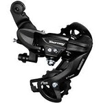 Shimano Shimano, Tourney RD-TY300, Rear Derailleur, Speed: 6/7, Cage: Long, Black, With BMX/Track style dropout adapter