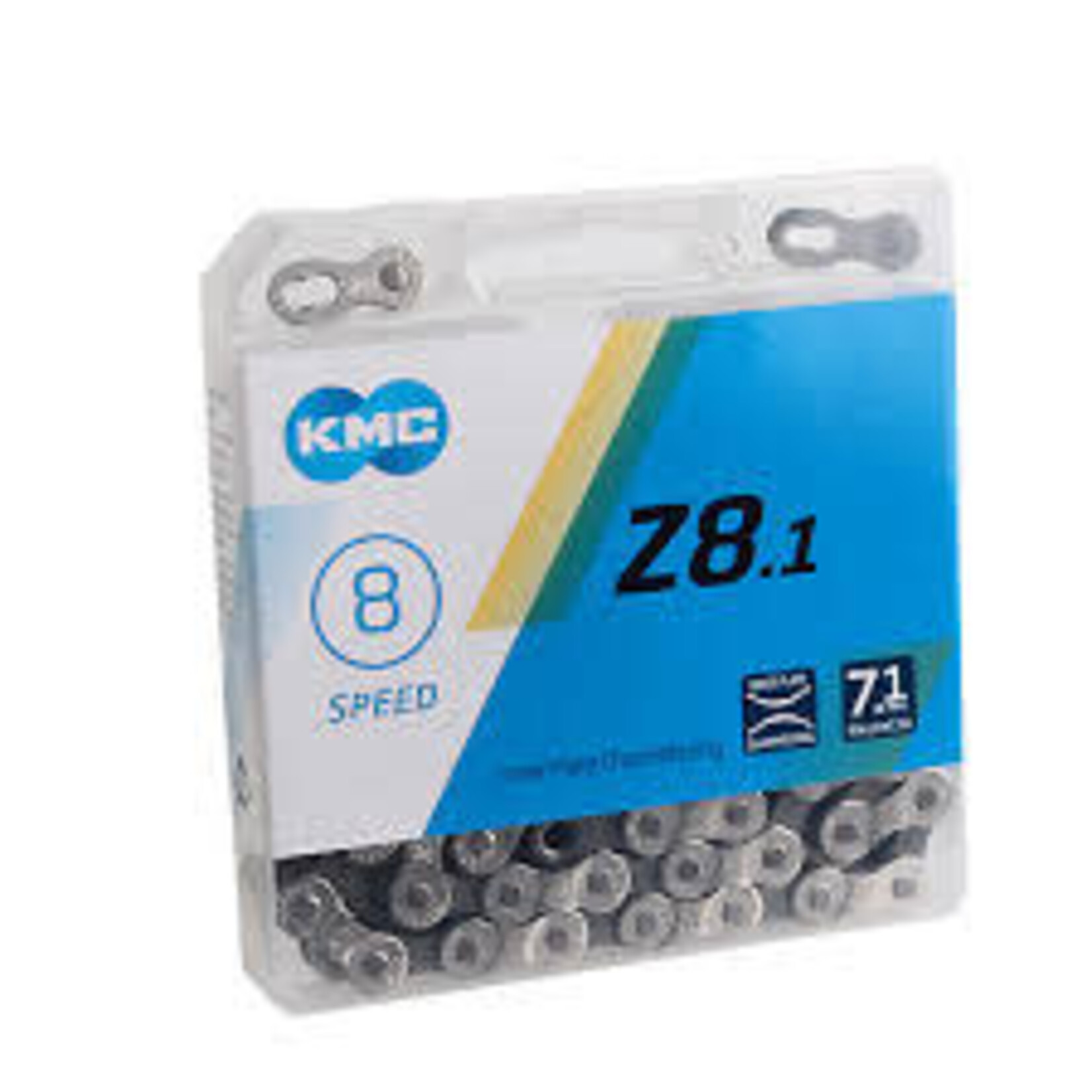 KMC KMC, Z8.1 NP/GY, Chain, Speed: 6/7/8, 7.1mm, Links: 116, Silver