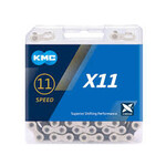 KMC KMC, X11, Chain, 11sp., 118 Links, Nickel/Black