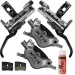 Shimano BRAKE UPGRADE KIT, XTR, BL-M9220, BR-M9220 (LF & RR), 1000 & 1700MM (BH90), METAL PAD (W/FIN), W/CONNECTOR INSERT X 2, OIL 100ml X 1 (NON-EU), RESIN PAD (W/FIN) X 2 ONE