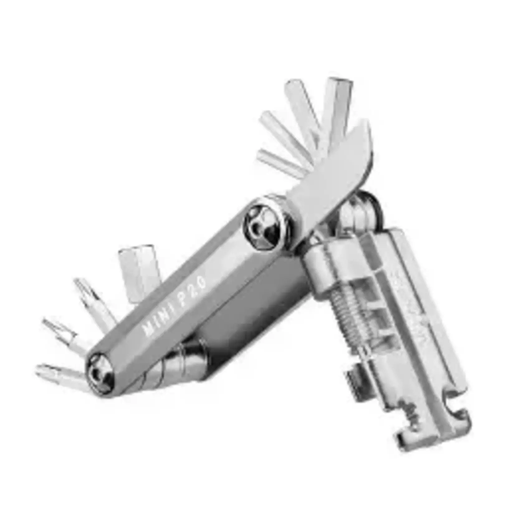 TOPEAK MINI P20 SILVER MULTI TOOL