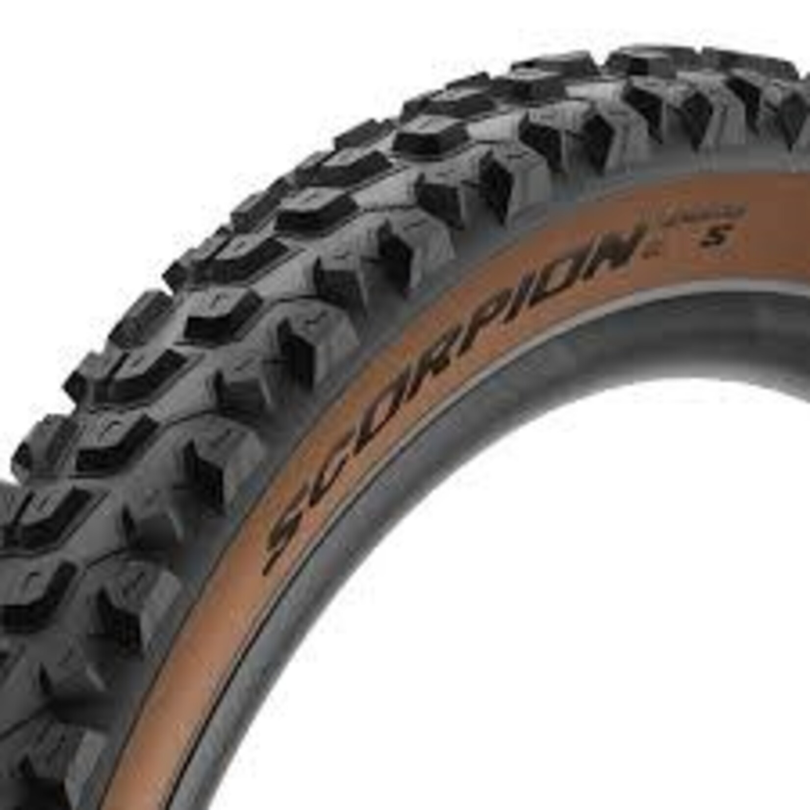 Pirelli Pirelli, Scorpion Enduro S, Mountain Tire, 29''x2.40, Folding, Tubeless Ready, SmartGRIP Gravity, ProWALL, 60TPI, Tanwall