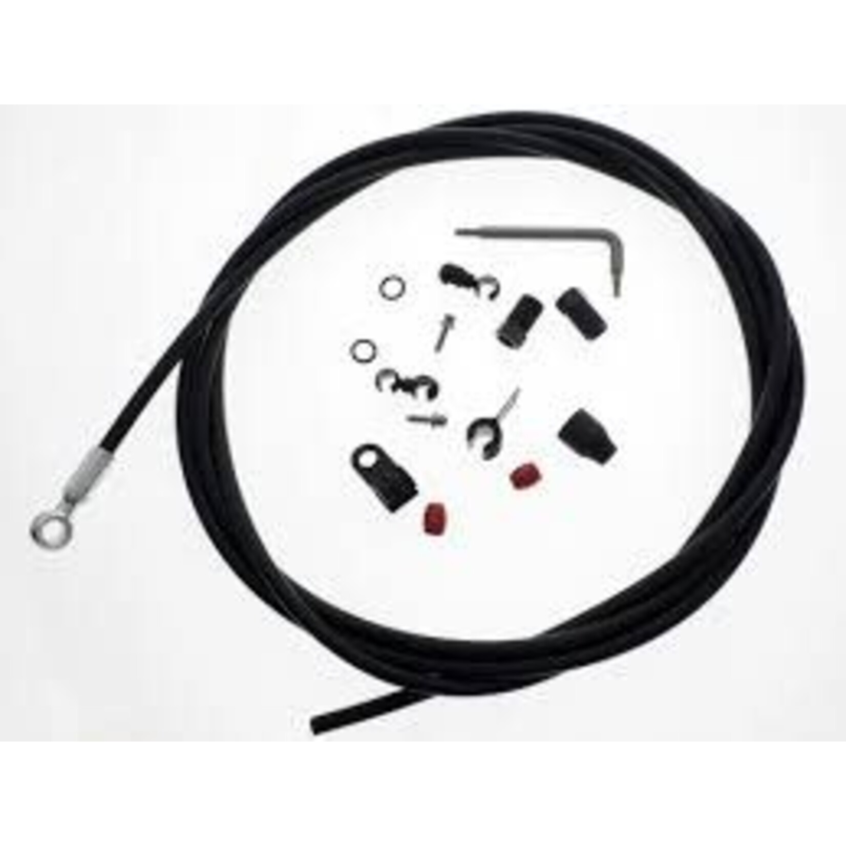 SRAM SRAM, Hose Kit - Silver Banjo, 2000mm, Black