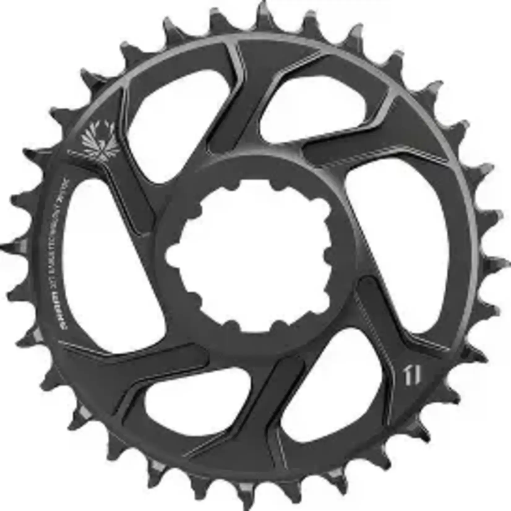 SRAM SRAM, X-Sync, 3mm offset, 32T, 12sp., BCD: Direct Mount, Single Chainring, Aluminum, Black