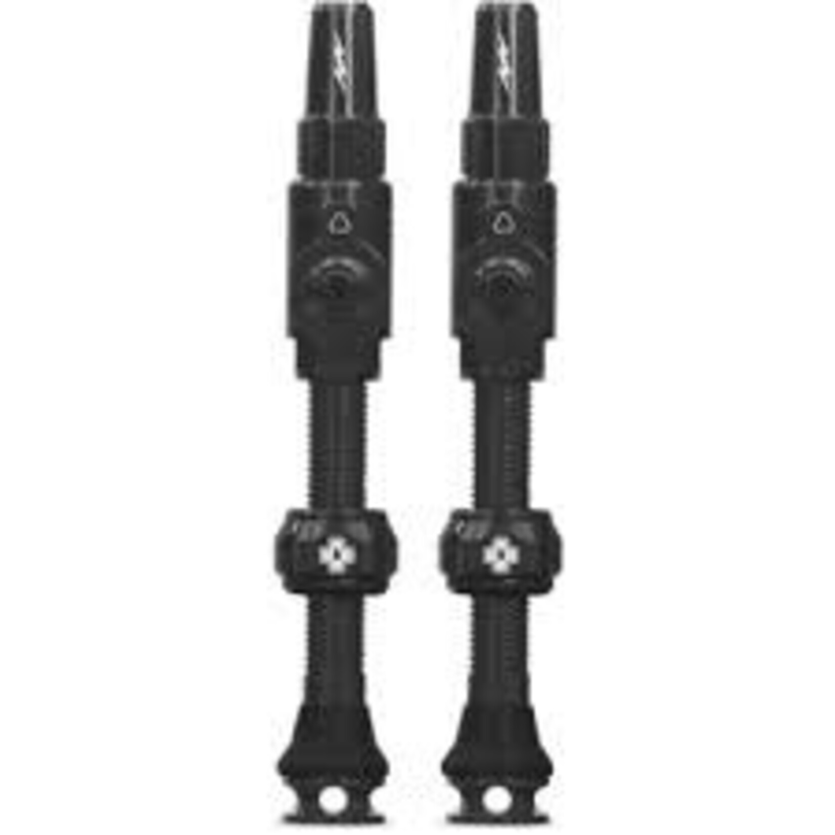 Muc-Off Muc-Off, Big Bore Lite Medium, Tubeless Valve, Presta, 35mm, Black, Pair