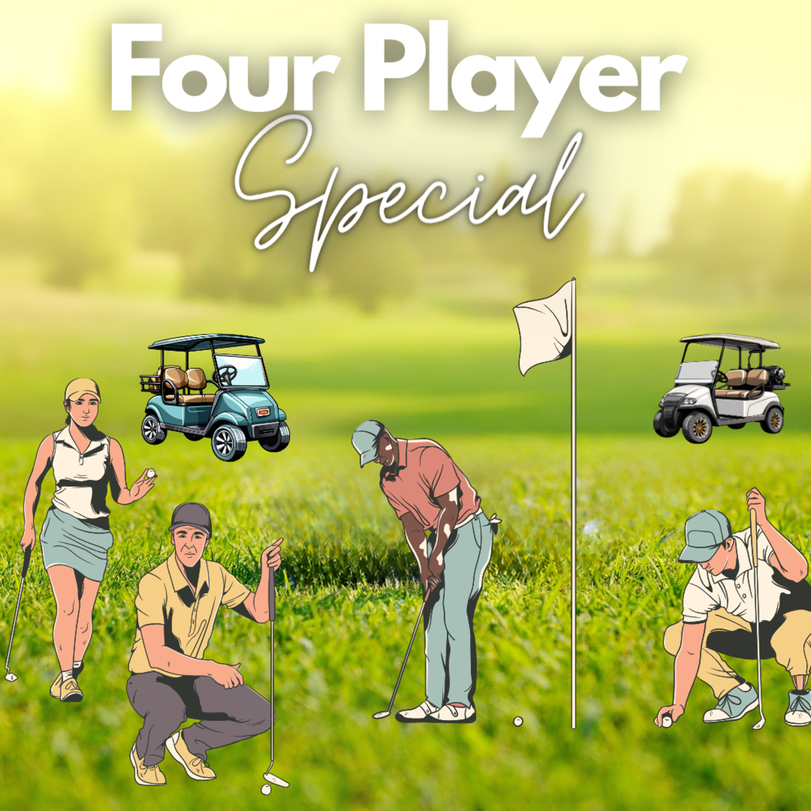 4 GreenFees & Cart 2025 Special