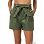 Vegan Leather Paper Bag Shorts