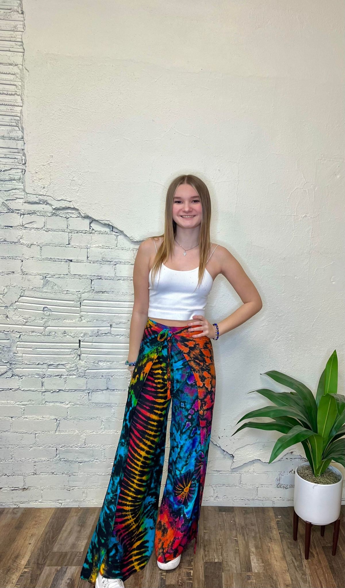 Funky Tie Dye Wrap Pants ONE SIZE