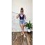 Tie Die Spandex Waiste Wrap Tank