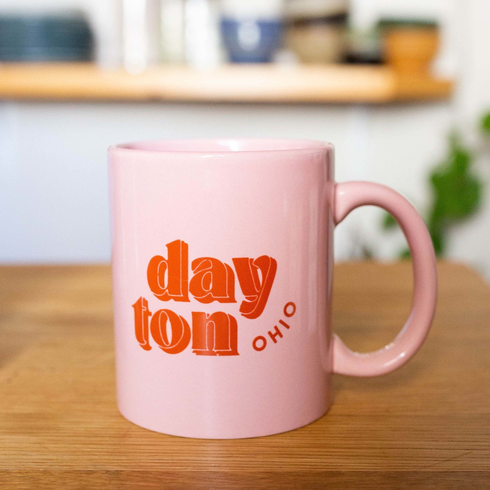 Pink Dayton Ohio Mug