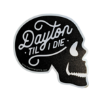 Dayton Skull Sticker