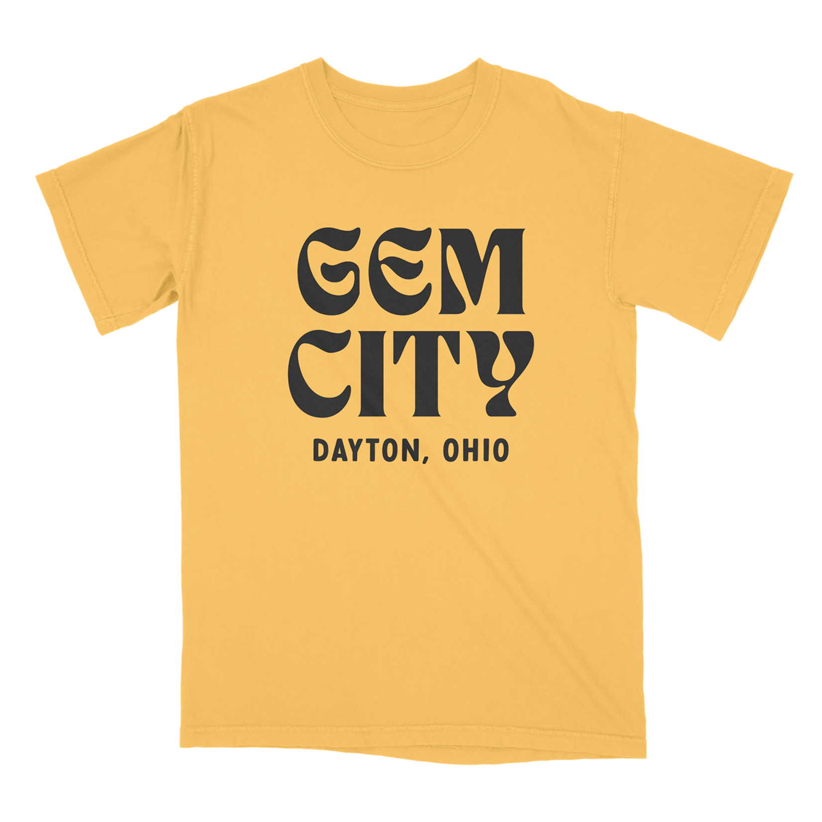 M&O Gem City Retro Yellow Tee