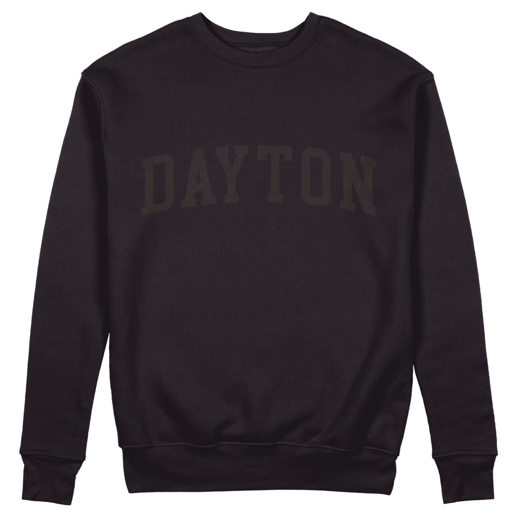 Black Dayton Crew Sweatshirt