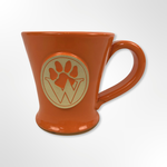 Sunset Hill Stoneware LLC Mug with Paw Orange