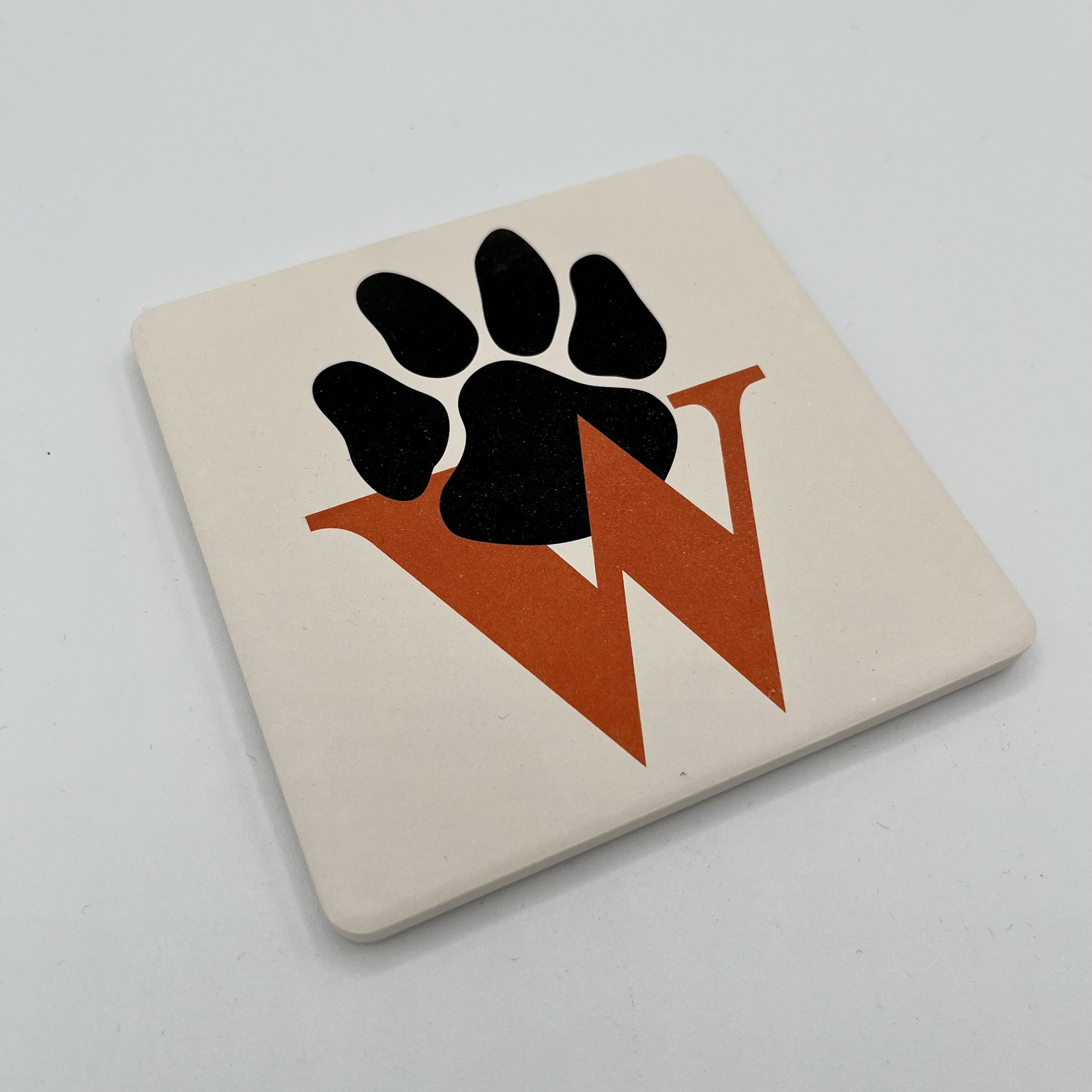 Sunset Hill Stoneware LLC Coasters with Paw