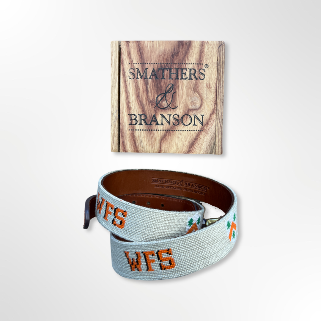 Smather's & Branson Needlepoint Belt - Woodberry School Store