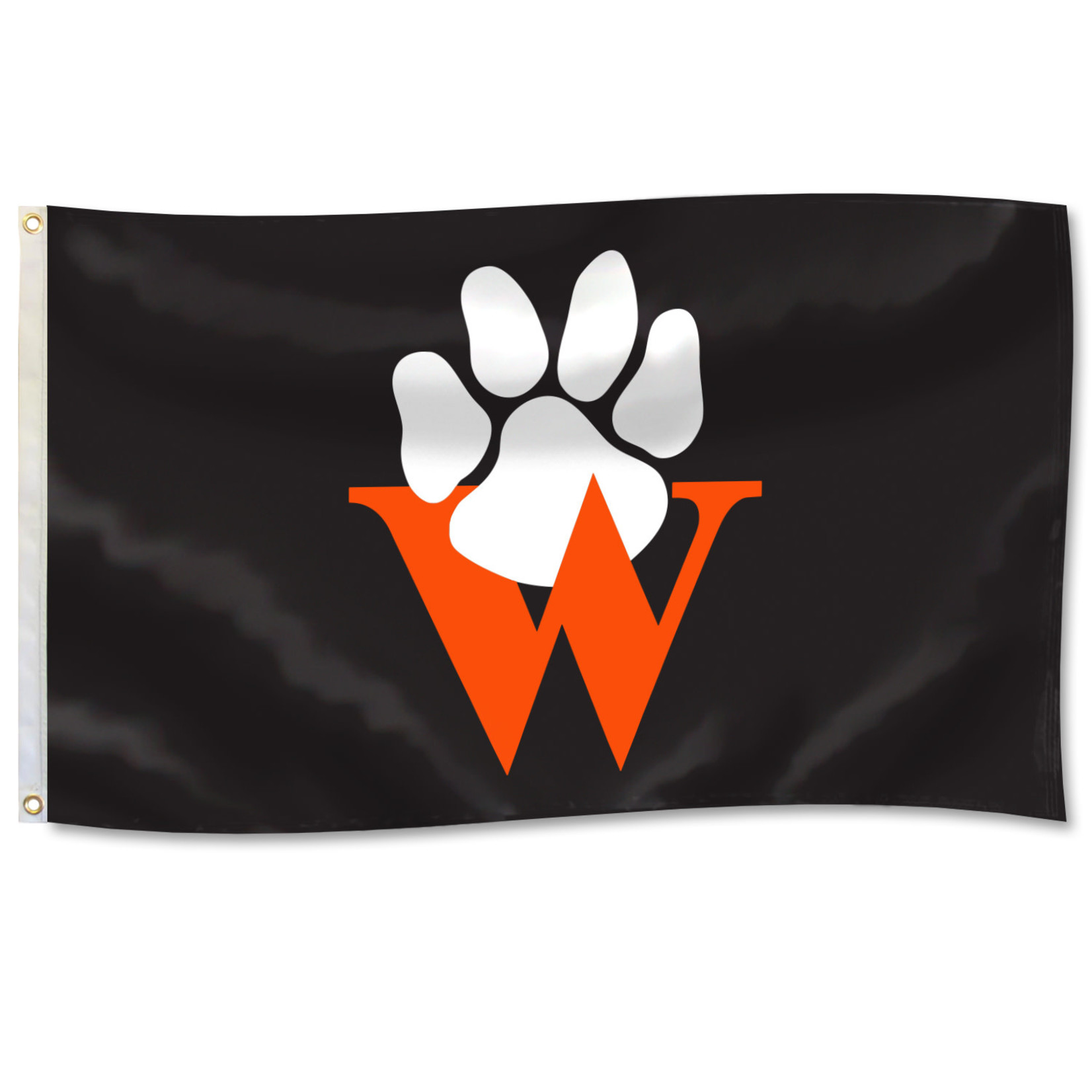 University Blanket & Flag Stadium Flag Paw W 3'x5' 2 Ply