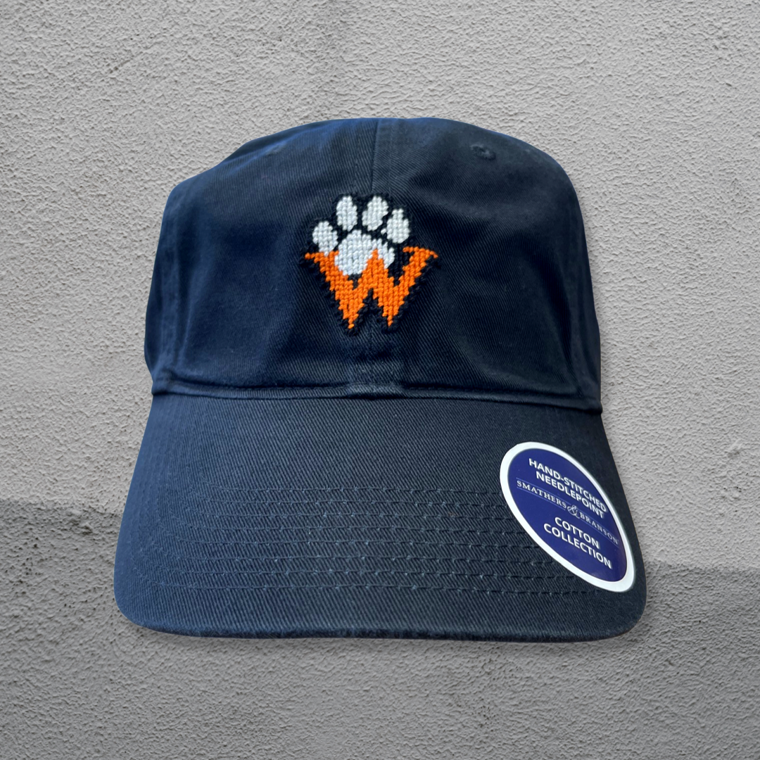 Bulldog Needlepoint Hat by Smathers & Branson main image 0