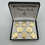 Charm City Gold Plated Blazer Button Sets