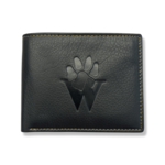 Jardine Leather Bifold Black W/Paw Wallet