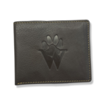 Jardine Leather Bifold Brown W/Paw Wallet