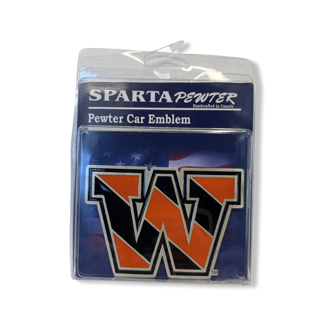 Sparta Pewter Pewter Large Car Emblem Woodberry School Store