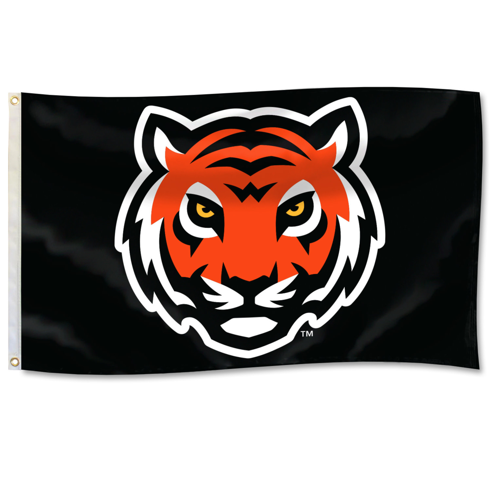 University Blanket & Flag Stadium Flag Tiger Head 3'x5'