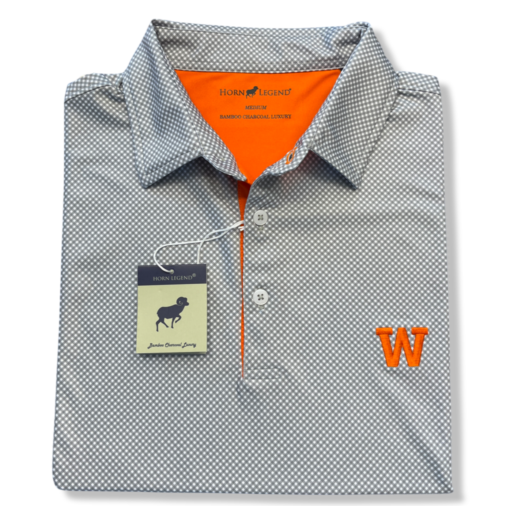 Horn Legend Horn Legend Grey/White Polo