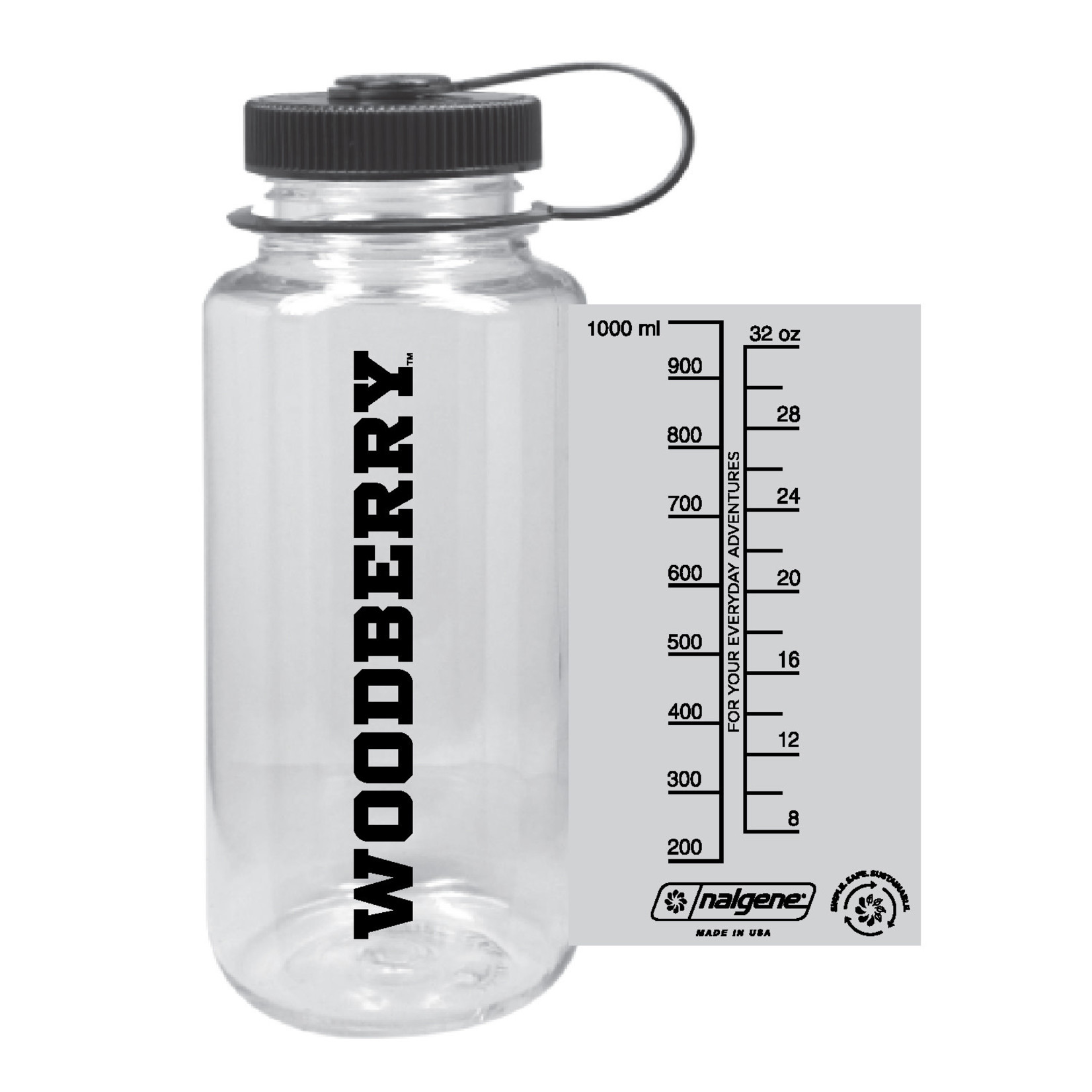 Nordic Nalgene Water Bottle Clear 32oz