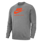 Nike Nike Club Fleece Crew Heather Grey
