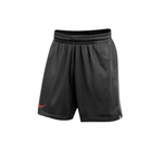 Nike Nike Mesh 6 Inch Knit Shorts Black/Orange Swoosh