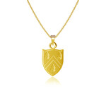 Dayna Designs Dayna Designs Necklace Sterling Silver/Gold Plated Shield