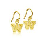 Dayna Designs Dayna Designs Dangle Earrings Sterling Silver/Gold Plated W