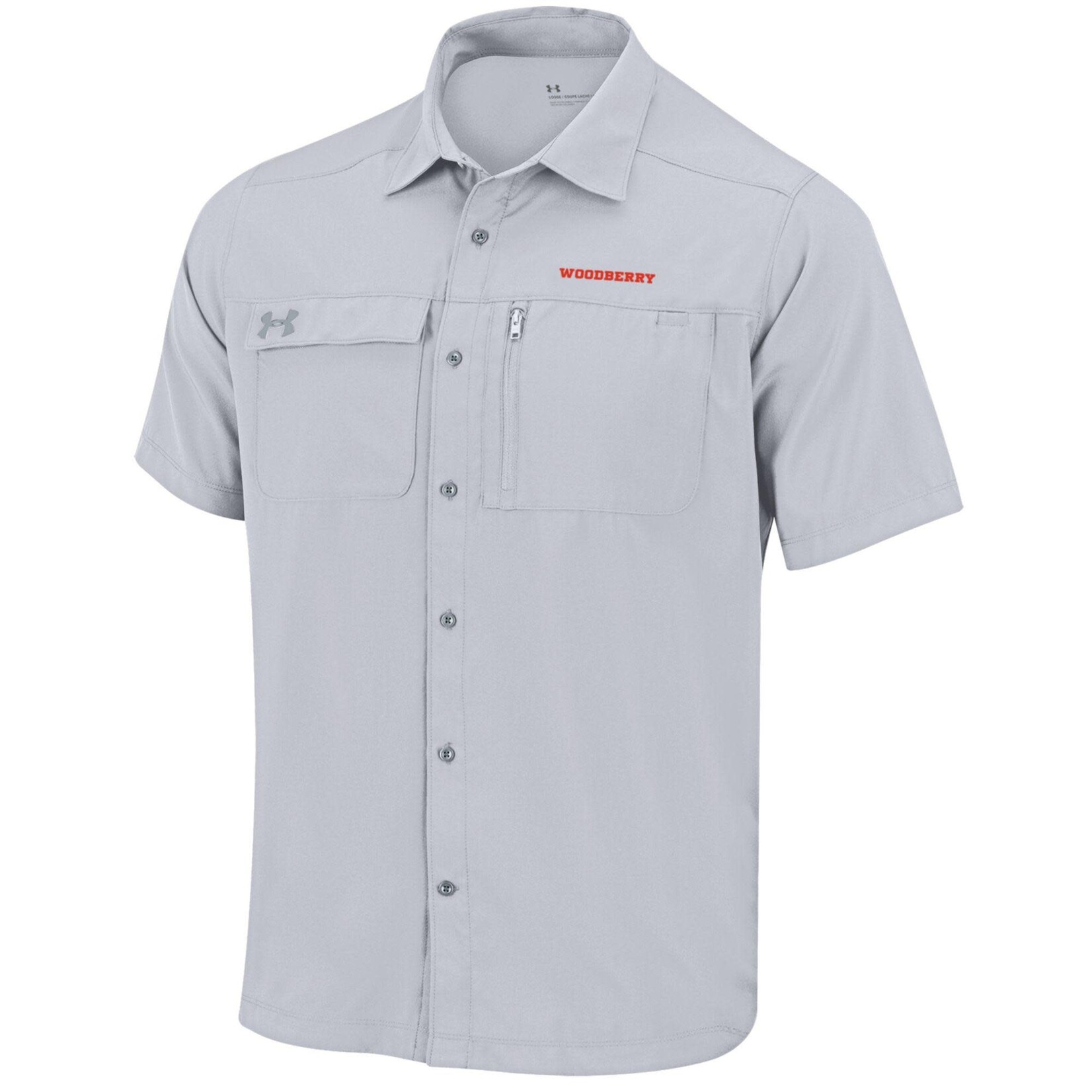 Under Armour Under Armour Mens Motivate Button Up Halo Grey